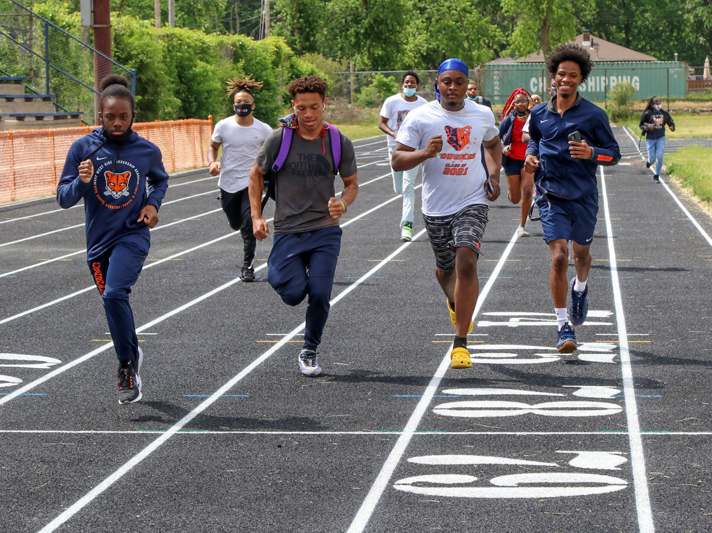 West Side dedicates renovated track